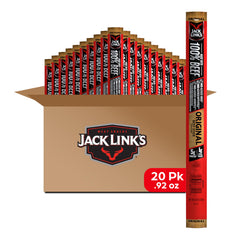 Jack Link's front packaging showing 20-count box and brand benefit
