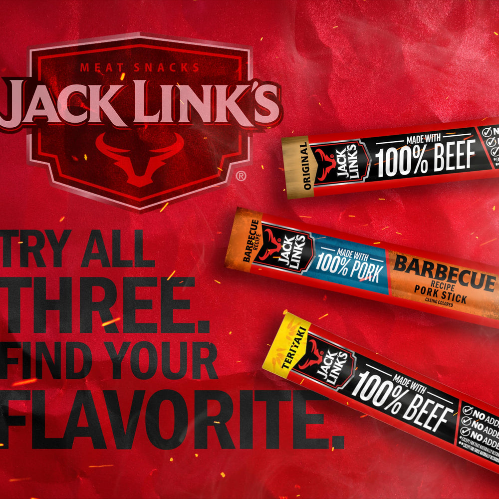 Jack Link's nutrition label close-up showing protein and ingredients