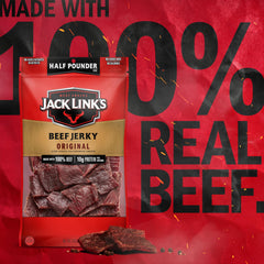 jack link's jerky served on a wooden board with cheese, party ready pairing