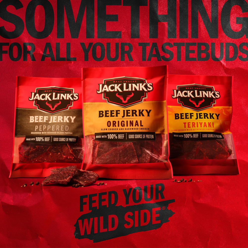Jack Link's back label with nutrition facts showing ingredient transparency benefit