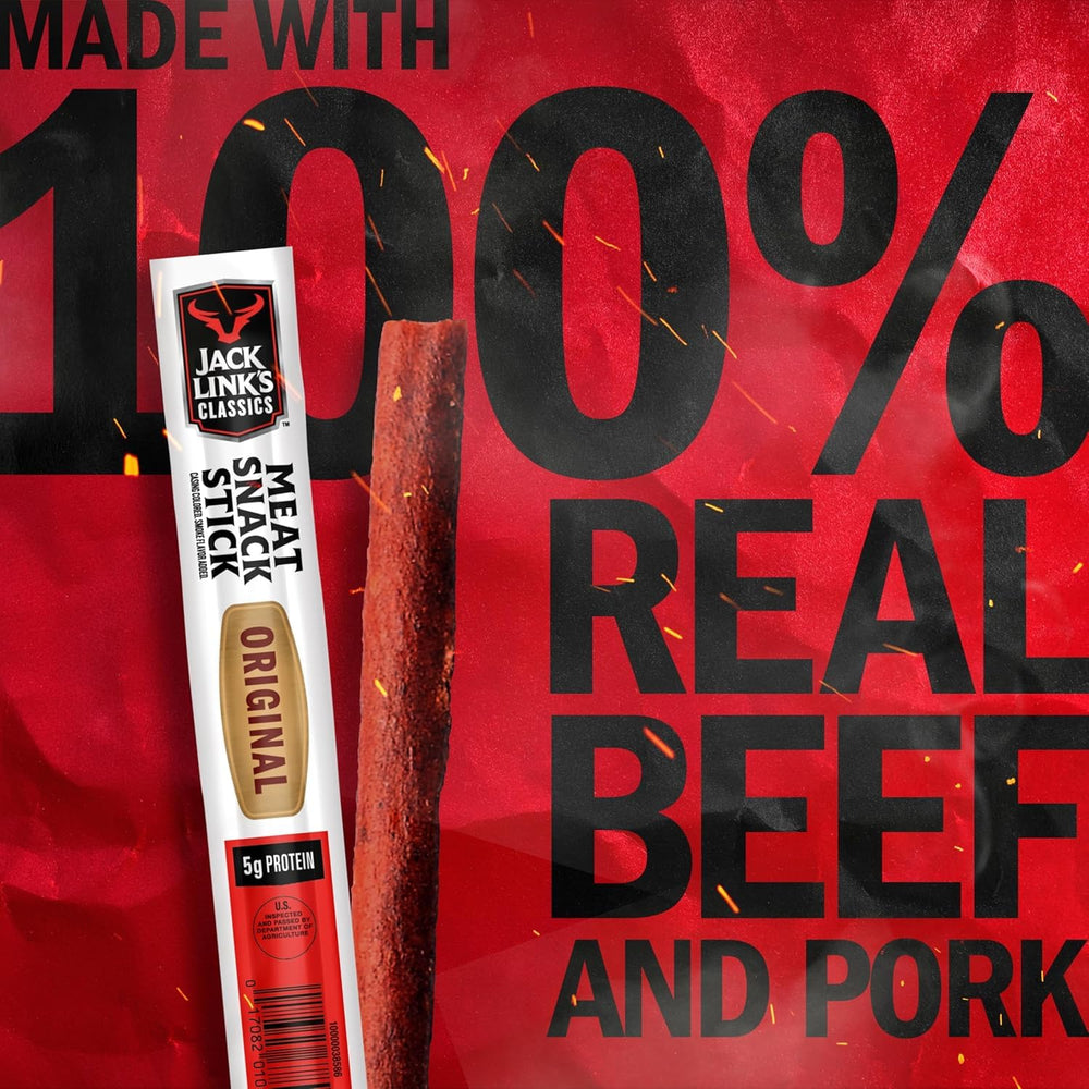 Jack Link's sticks inside a lunchbox offering convenient protein for lunch