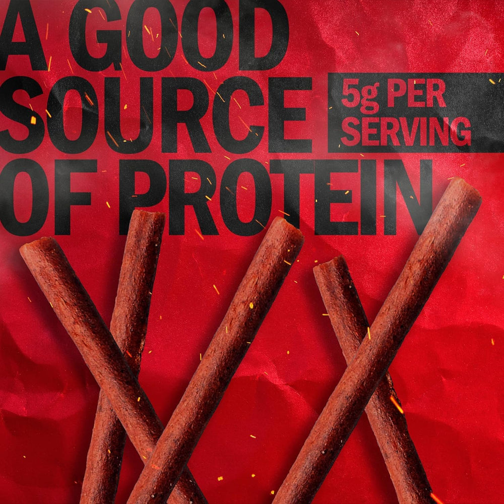 Jack Link's single-serve wrapped stick demonstrating portability and freshness