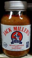 Jack Miller's front bottle shot showing label and bold Cajun flavor