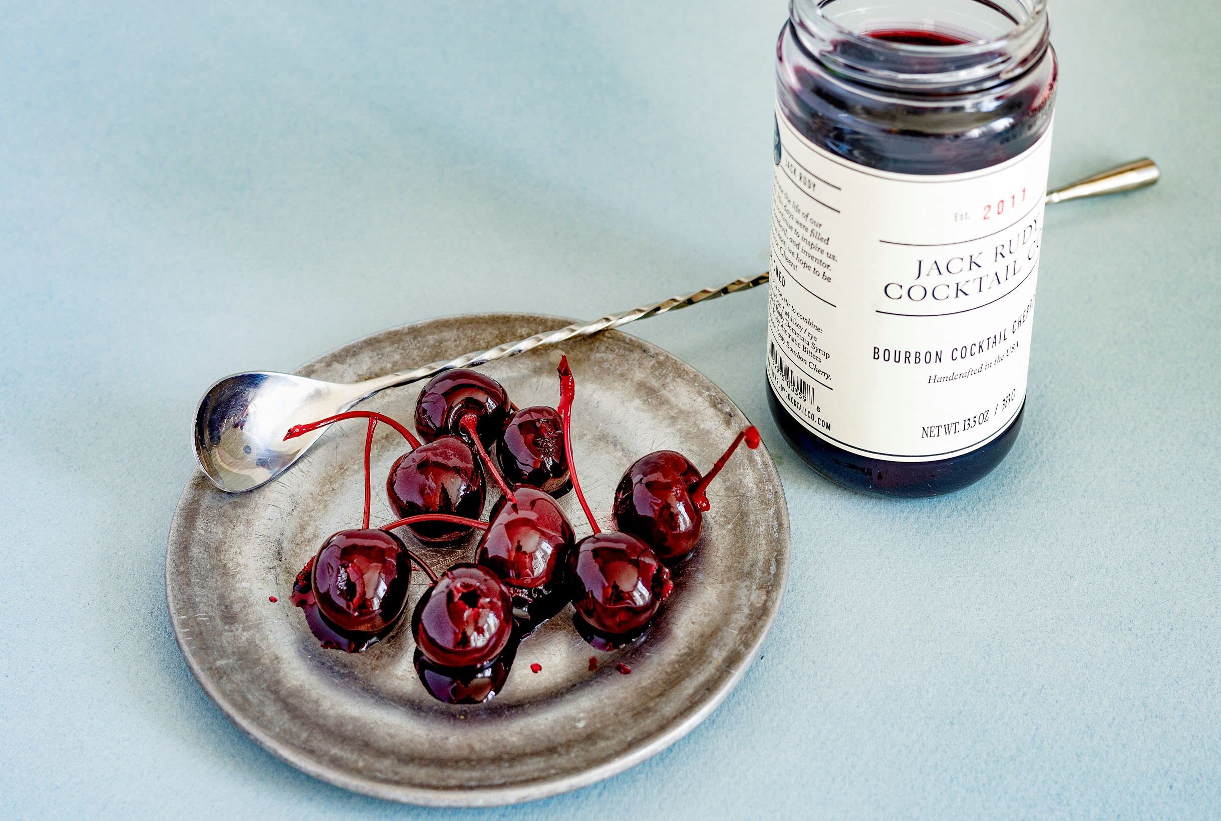 Jack Rudy cherries on cheese board, adding sweet-acid balance to savory pairings