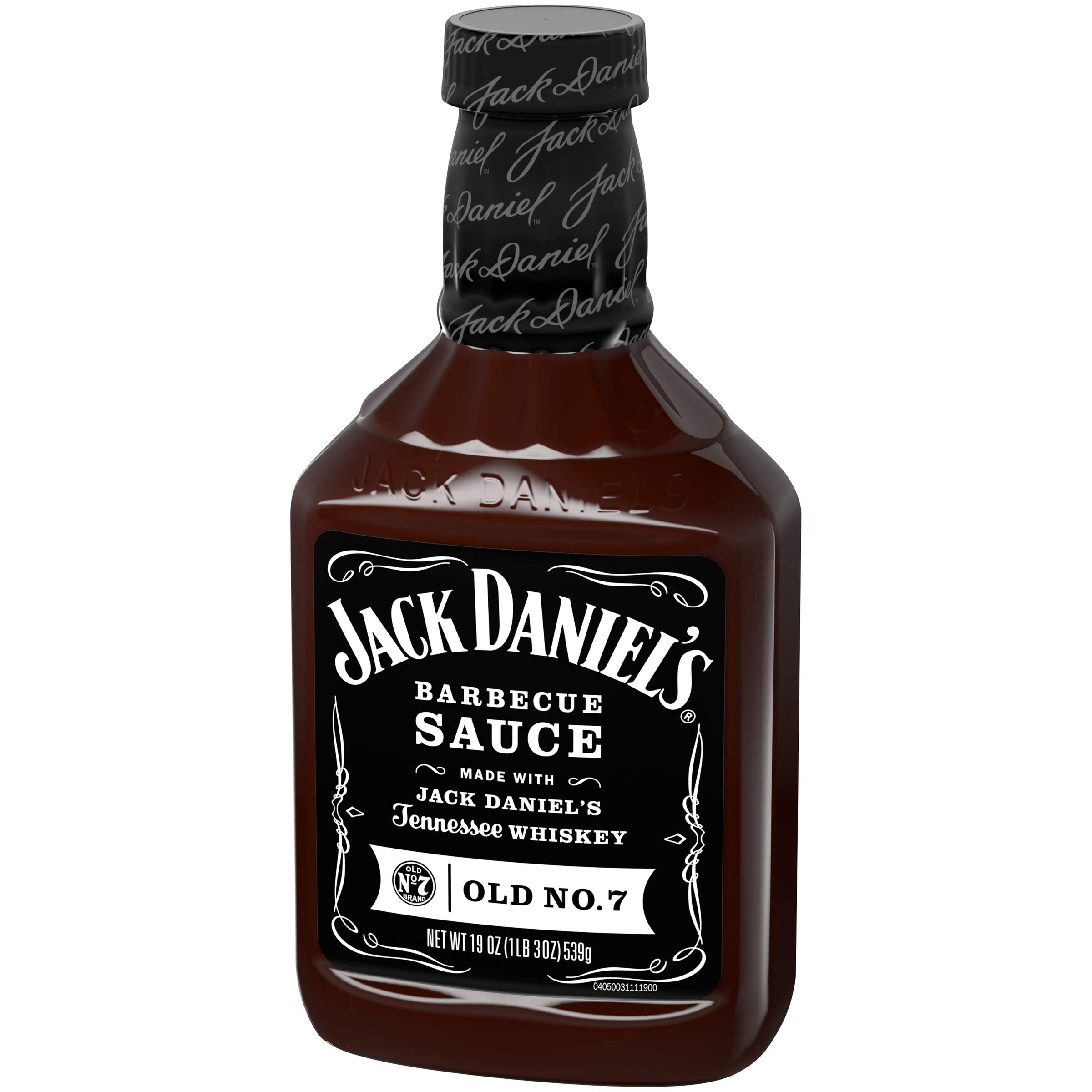 Jack Daniel's label close-up highlighting Tennessee Whiskey flavor and product authenticity