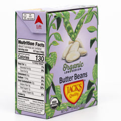 Jack's Quality Jack's Beans open pouch with easy-tear top showing instant usability benefit