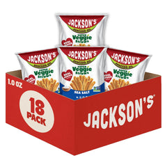 Jackson's front packaging showing Sea Salt flavor and pack count for easy identification