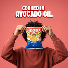 Jackson's served with guacamole demonstrates pairing and party-ready appeal