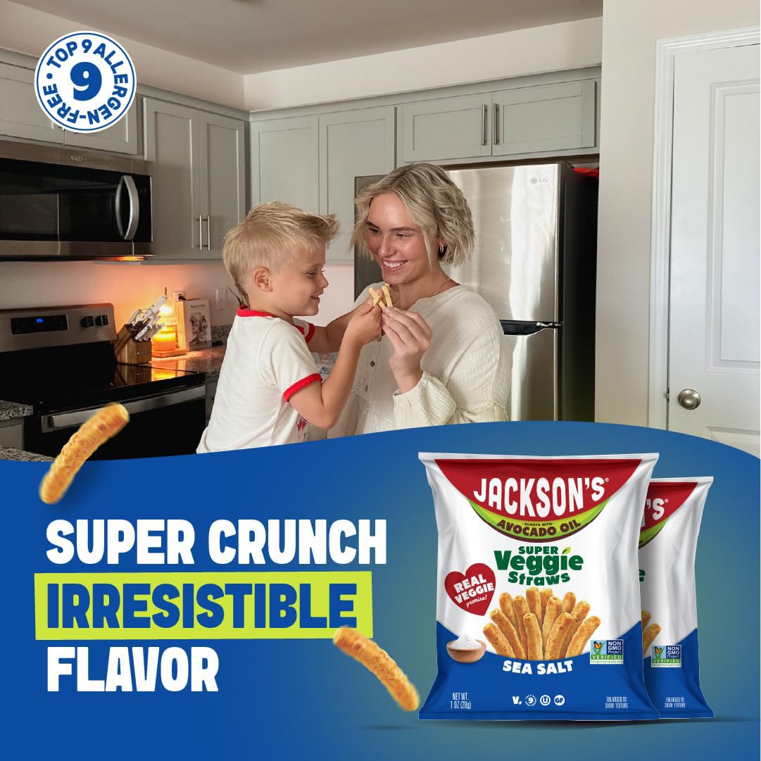 Jackson's single-serve 1oz pouch held in hand to show portable portion convenience