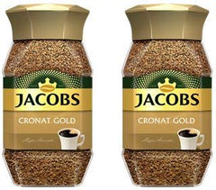 Jacobs Cronat Gold front glass jar showing label and freshness benefit