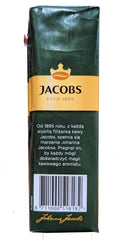 Jacobs Kronung Decaf brewed cup steaming to highlight smooth decaffeinated flavor