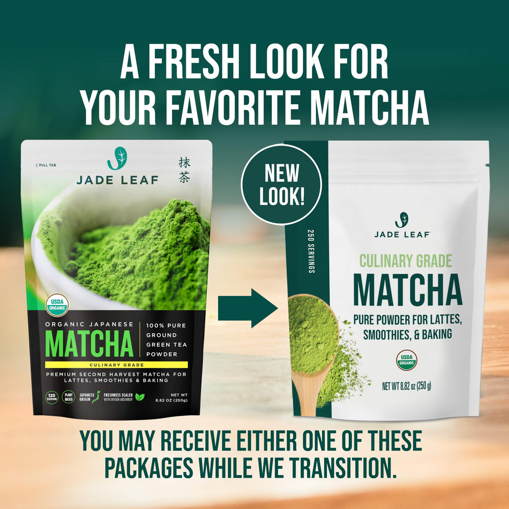 Jade Leaf Matcha whisked latte in bowl demonstrating smooth froth and creamy appeal