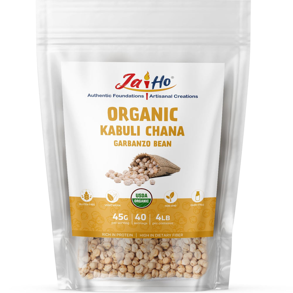 Jai Ho front packaging showing 4 lb bag and product benefits