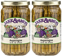 Jake & Amos front packaging showing two 16 oz jars, useful for gifting and pantry stocking