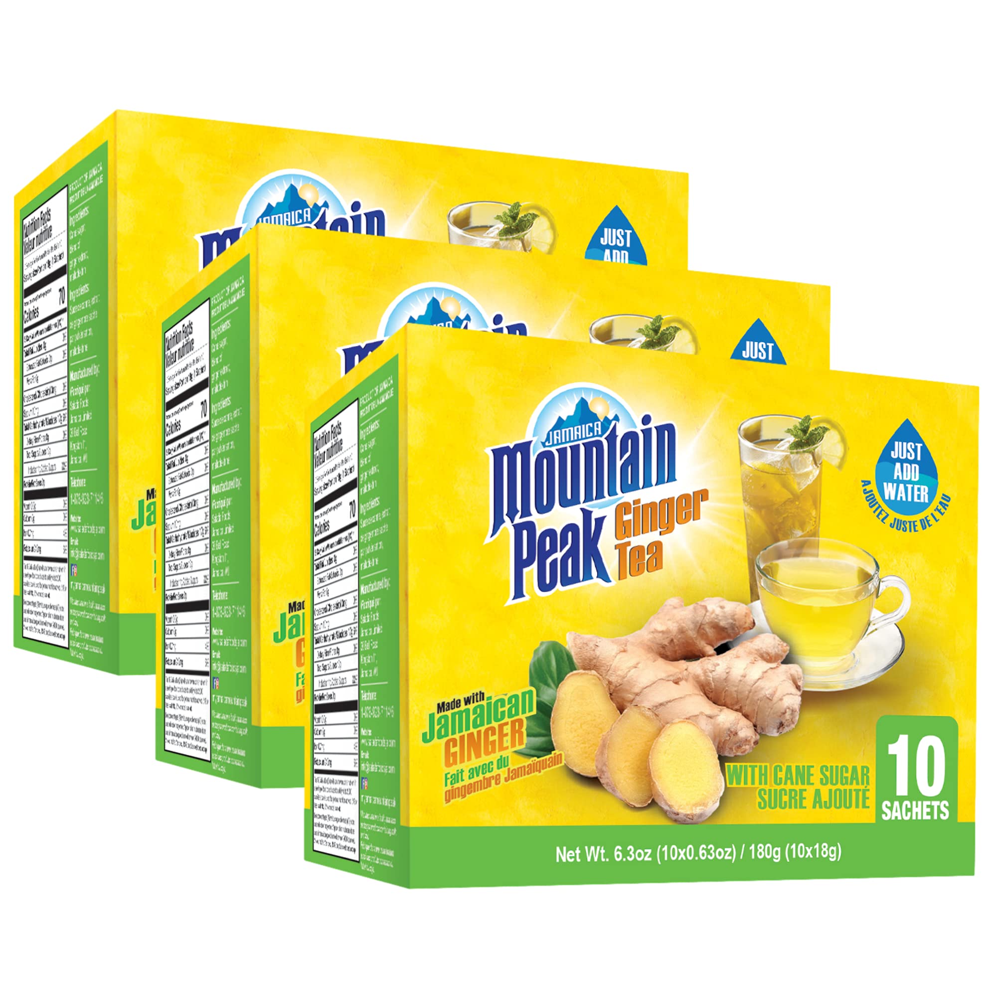 Jamaica Mountain Peak front packaging showing brand and sachet count for easy recognition