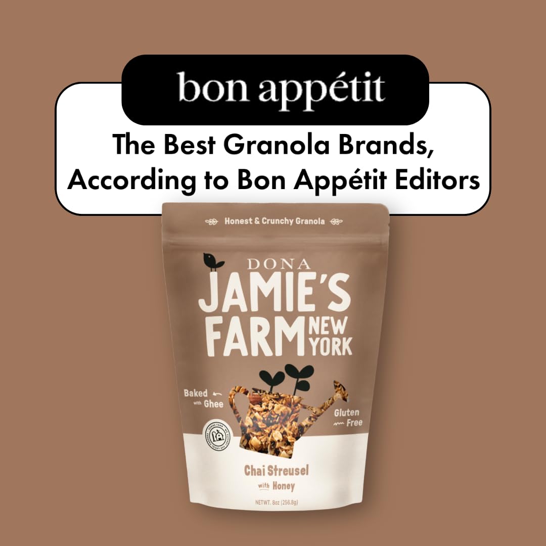Jamie's Farm granola on yogurt bowl showing pairing and flavor boost