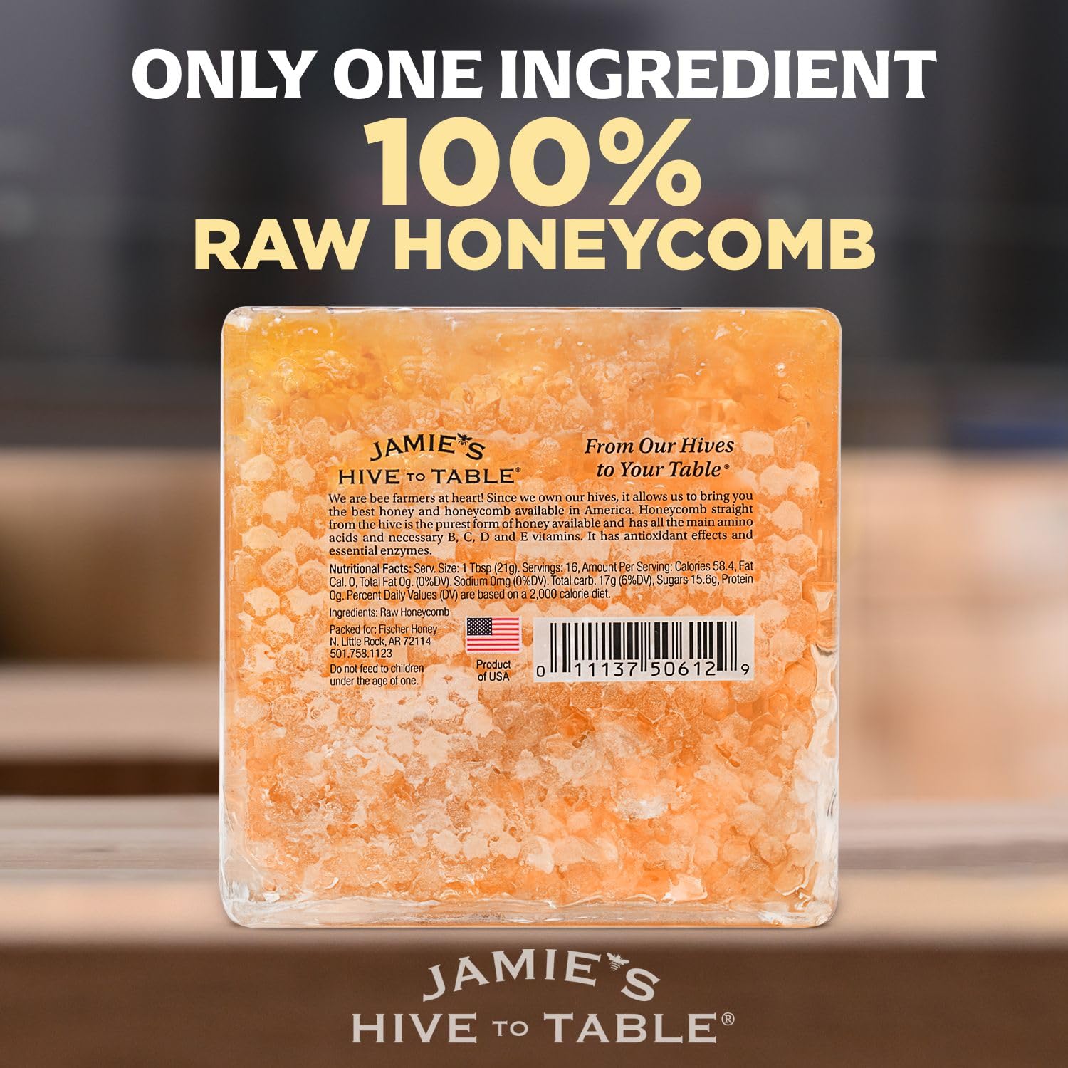 Jamie's Hive To Table honeycomb on charcuterie board adding gourmet visual appeal