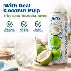 Jans can in hand, portable hydration from the Jans brand