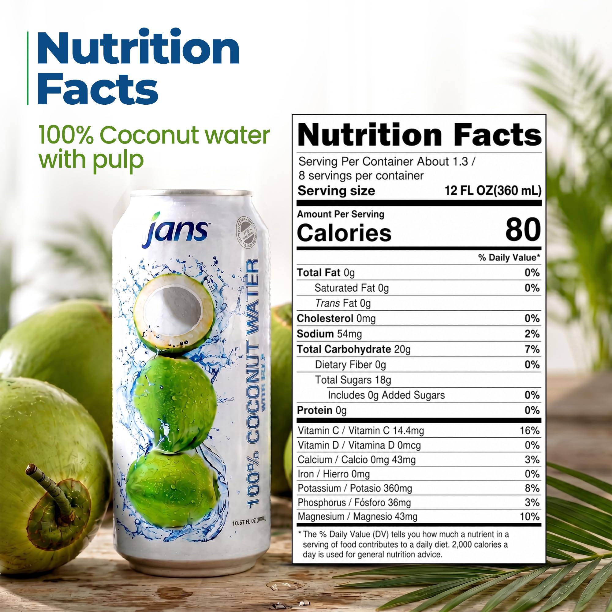 Jans can on beach table, Jans evokes tropical refreshment outdoors