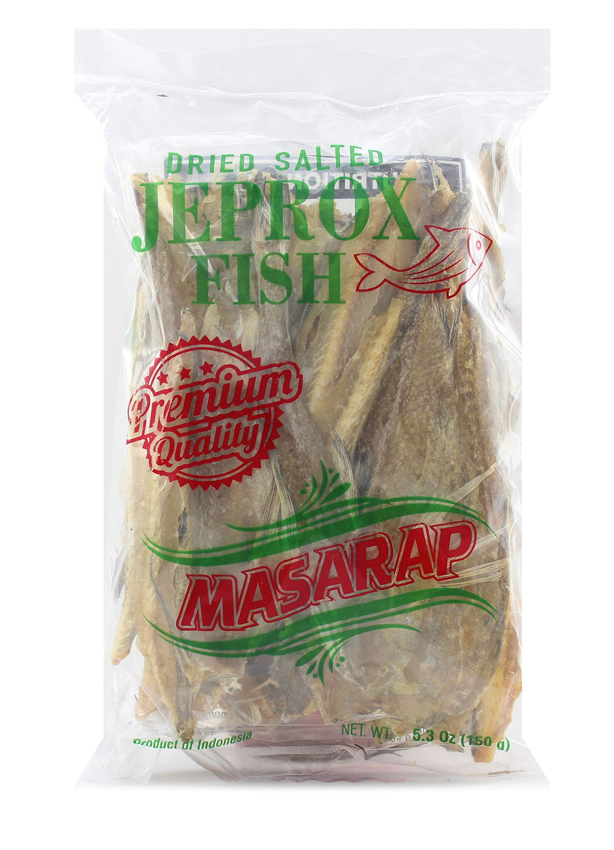 Jans Masarap front packaging showing 150 g pack and airtight seal, highlights freshness