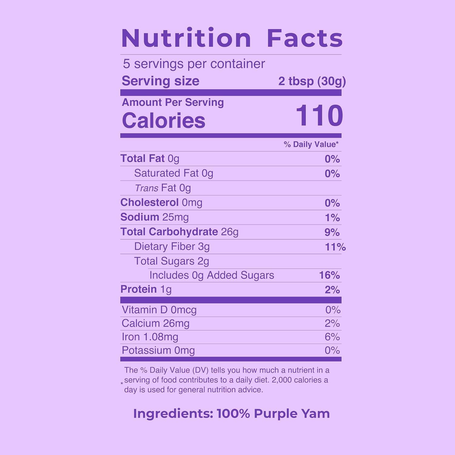 Bowl of batter mixed with Jans ube powder showing purple hue — benefit consistent color