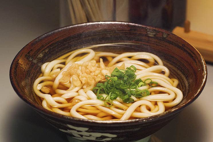 JAPANESE SAKURA OTAKU sprinkled on udon bowl, adds savory squid flavor and crunch