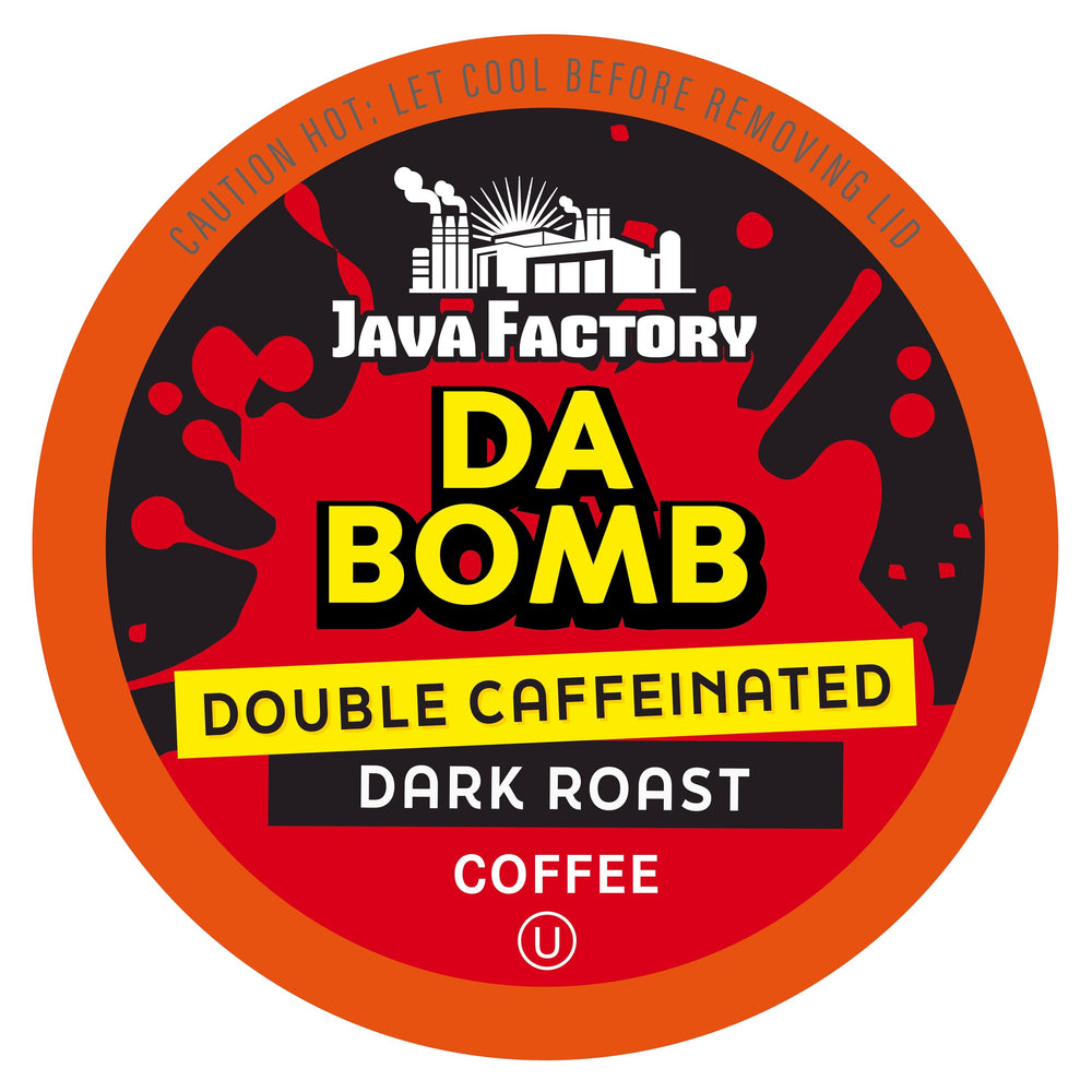 Java Factory front packaging showing 12-count pods and bold branding for quick selection