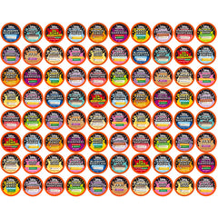 Java Factory front packaging showing 80-count variety for convenience