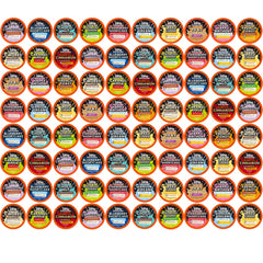 Java Factory front packaging showing 80-count variety pack and assortment benefit