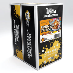 Java Factory close-up of pod texture highlighting freshness and easy brewing