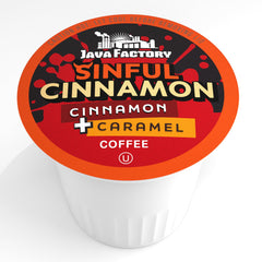 Java Factory pod side showing seal texture and clean removal for convenient brewing