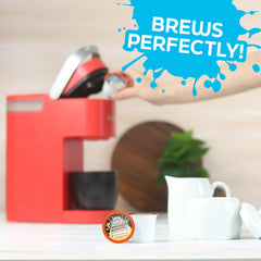 Brewed mug of Java Factory S'mores coffee showcasing rich color and indulgent appeal