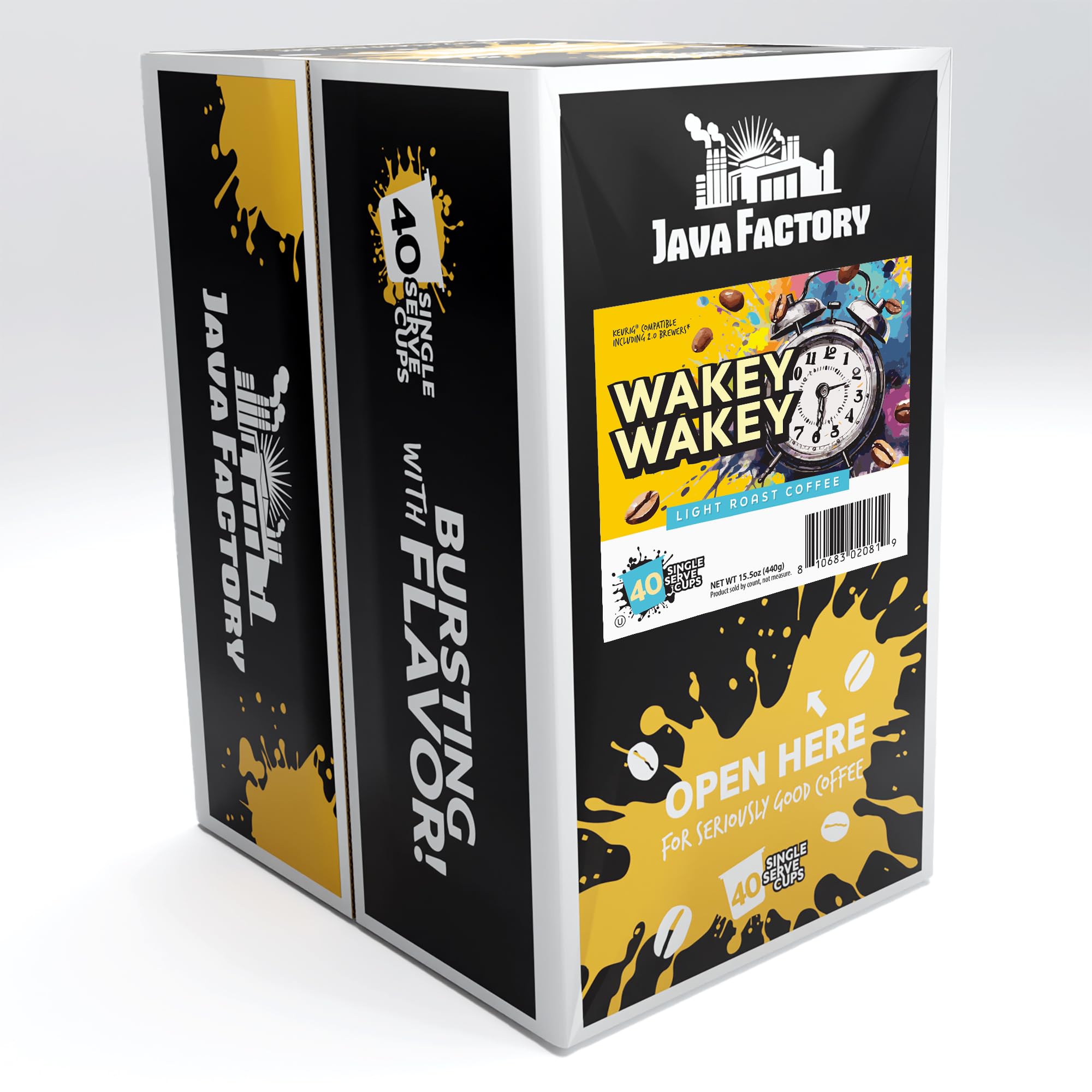 Java Factory close-up of pod lid and seal illustrating freshness benefit
