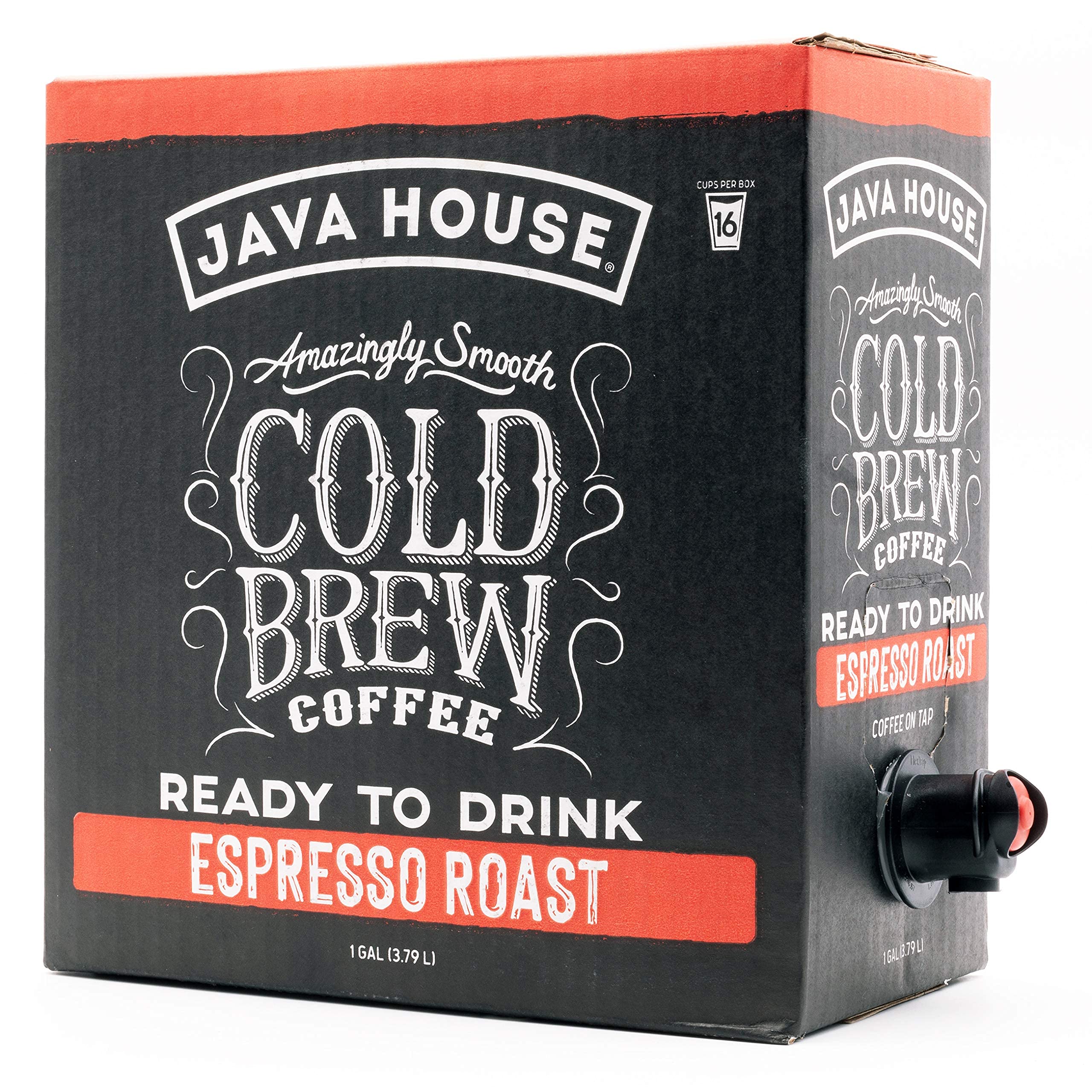 Java House close-up of dark roast espresso color highlighting bold flavor