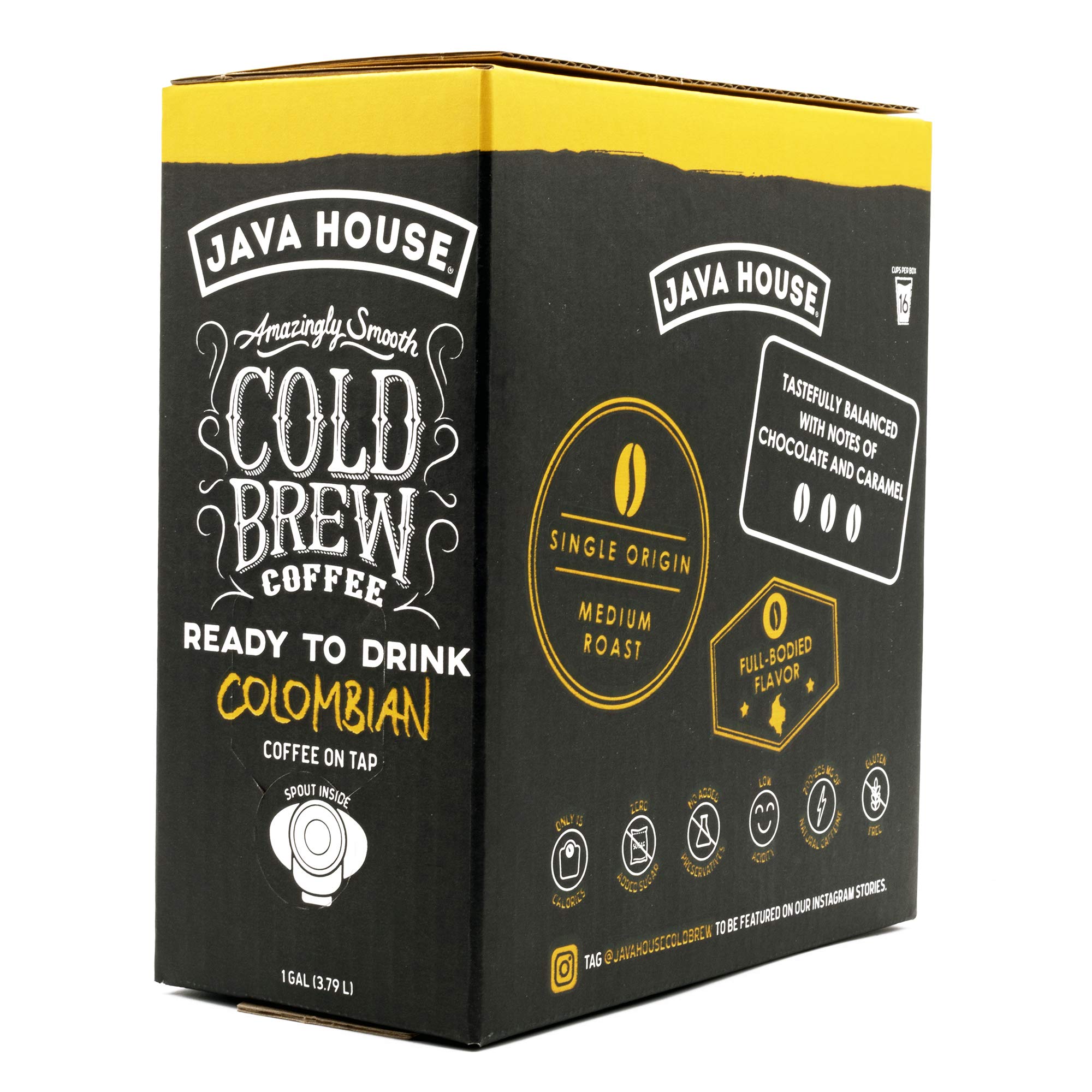 Java House coffee texture close-up highlighting smooth cold-steep clarity