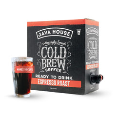 Java House front packaging 128 fl oz showing ready-to-drink convenience