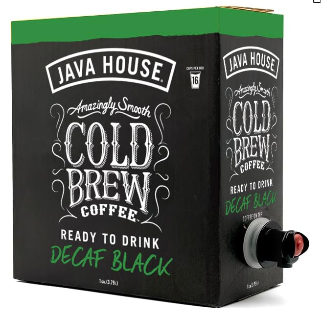 Java House cold brew poured over ice showing smooth refreshing taste