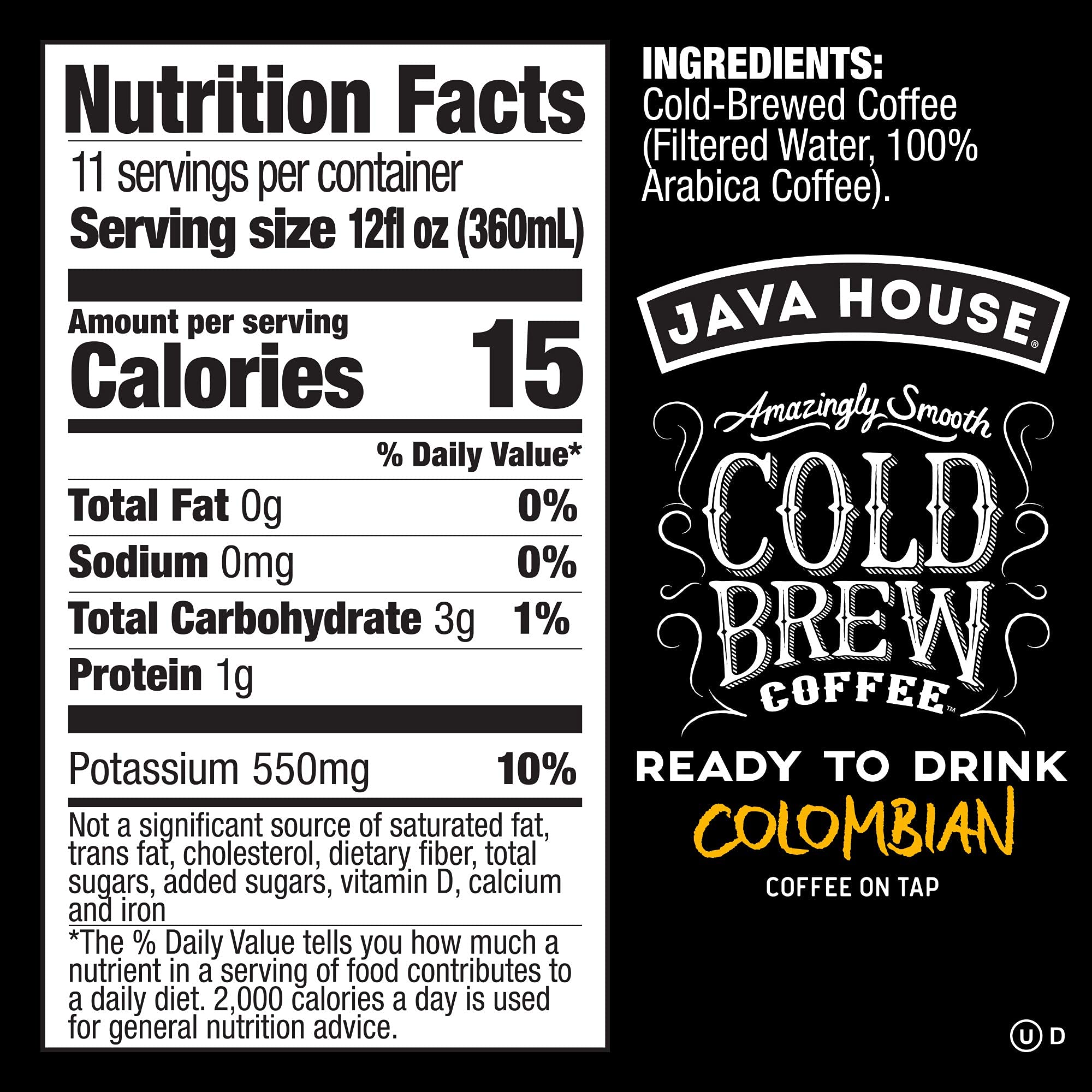 Java House box detail emphasizing recyclable packaging benefit