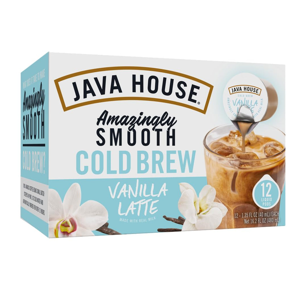 Java House pod held in hand for size and scale comparison, perfect for travel and portability