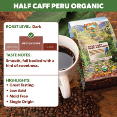 Java Planet close-up whole beans highlighting rich texture and flavor