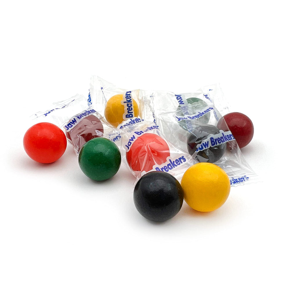 jawbreakers individually wrapped piece emphasizing hygiene and easy giveaway convenience