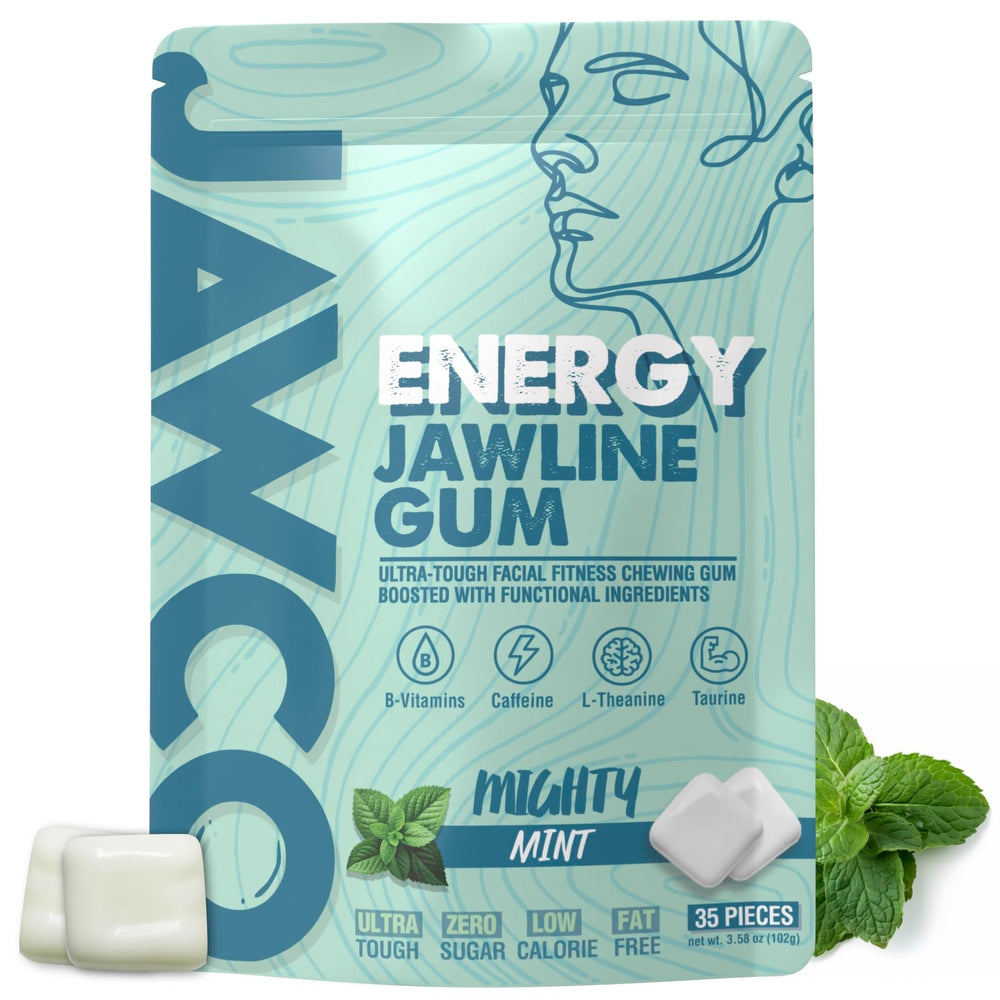 JAWCO front pack showing energy mint and benefits for portable use