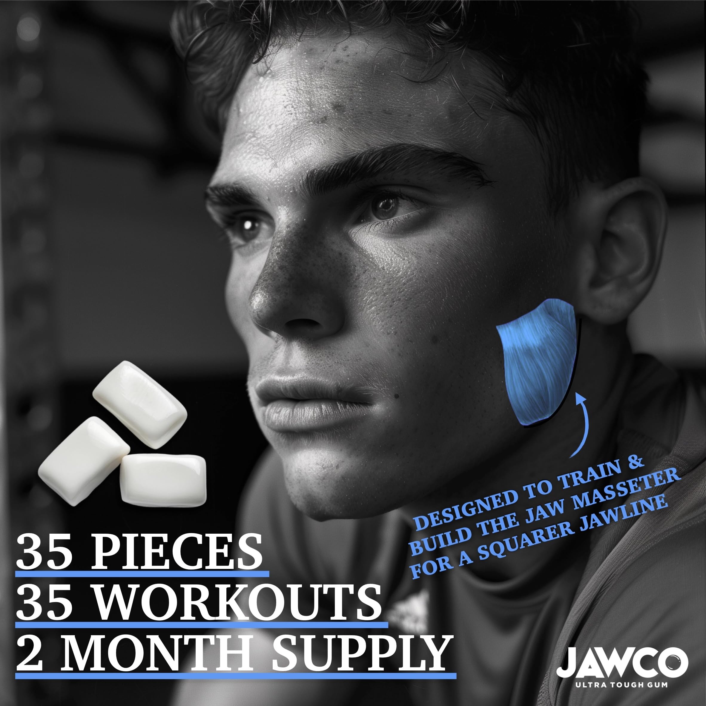 JAWCO label showing nano‑hydroxyapatite and xylitol for enamel support