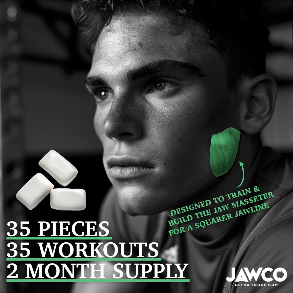 JAWCO product label displaying vegan, sugar-free, aspartame-free icons