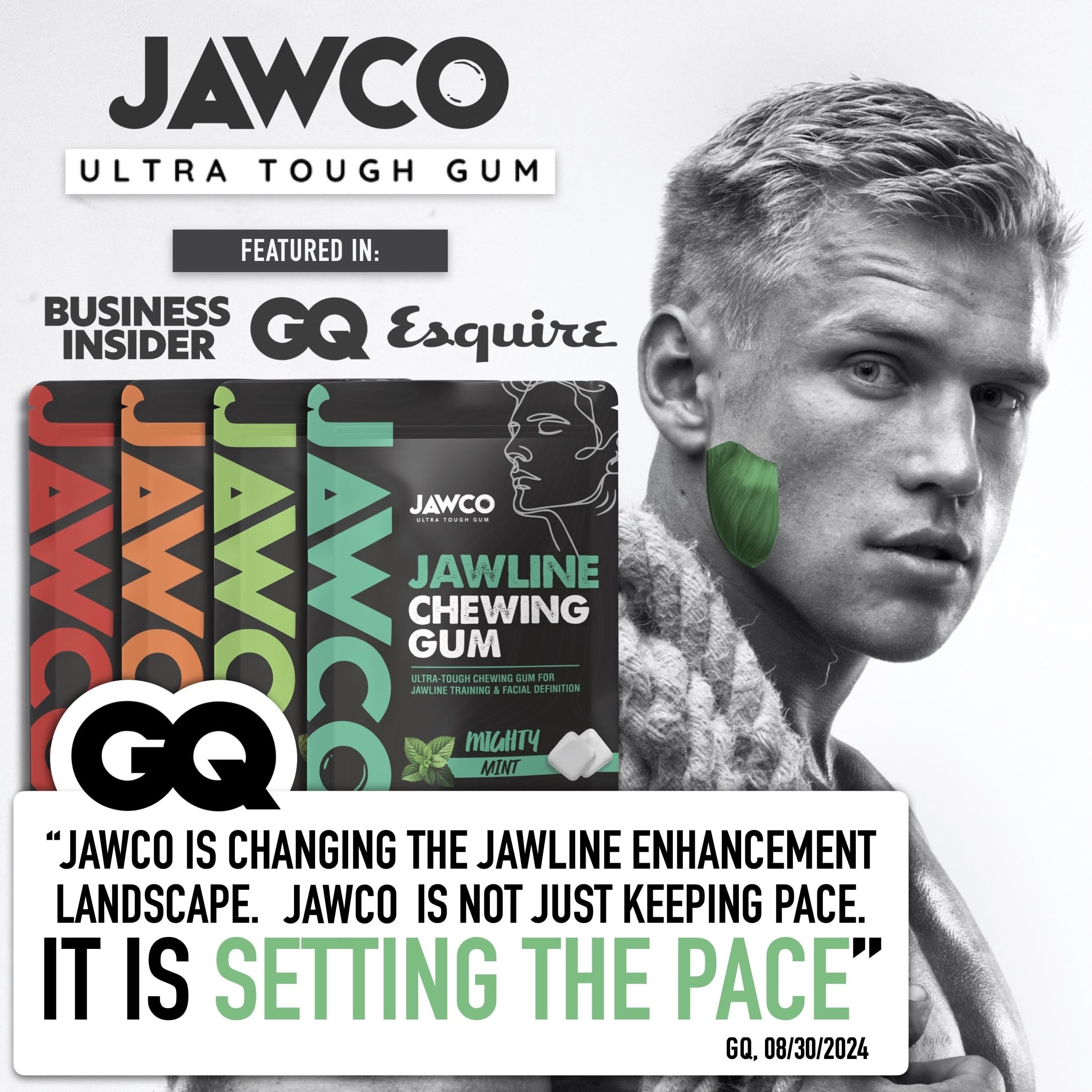 JAWCO opened pack with 35 pieces visible for daily training