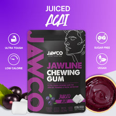 JAWCO close-up of gum texture highlighting durable resistance benefit