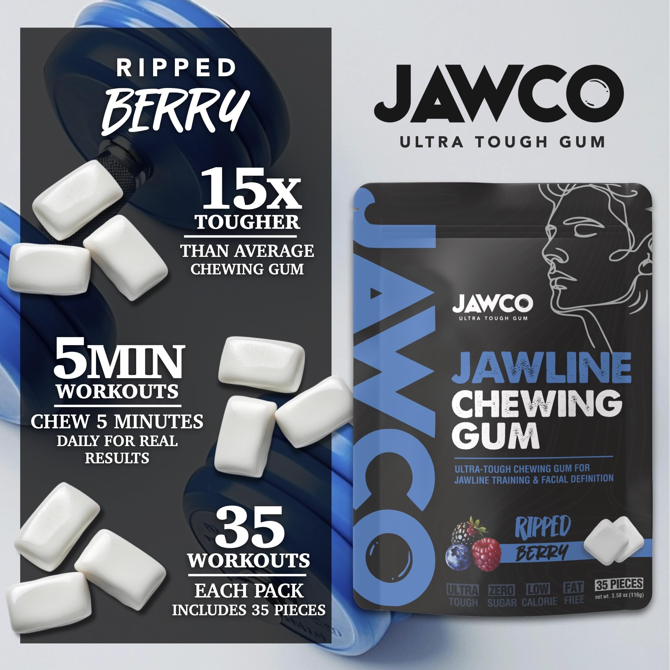 JAWCO one piece in hand for scale and daily use convenience