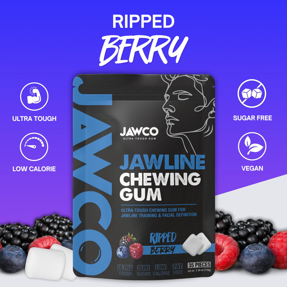 JAWCO close-up texture of gum showcasing high-resistance feel