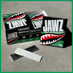 Jawz Gum close-up showing firm texture for resistance and muscle toning
