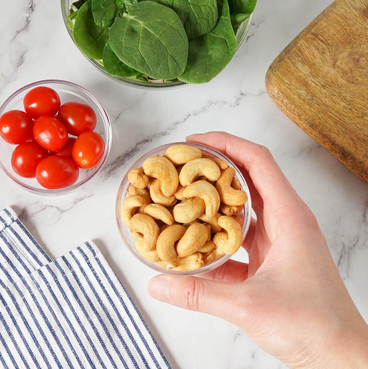 Jaybee's cashews used in baking, shows ingredient versatility and richness